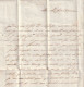1844 - Cursive 35 PRISSAC Sur Lettre Pliée De Saint Gaultier, Indre Vers Rochevreux Par Saint Benoit Du Sault - 1801-1848: Précurseurs XIX