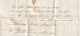 1844 - Cursive 35 PRISSAC Sur Lettre Pliée De Saint Gaultier, Indre Vers Rochevreux Par Saint Benoit Du Sault - 1801-1848: Precursors XIX