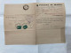 DOCUMENTO STORIA POSTALE ORFANO DI GUERRA CATANZARO VS COMUNE DI MAIDA 1934. - Historical Documents