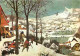 Art - Peinture - Breughel - L'Hiver - CPM - Voir Scans Recto-Verso - Paintings