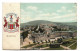 2 Postcards Lot UK England Derbyshire Buxton From Town Hall 1908 & Pump Room 1927 RPPC - Derbyshire