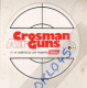 Autocollant Sticker - Crosman  Air Guns - # IN AMERICAN AIR POWER !  Coleman - Dessin Cible - Autocollants