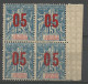 ANJOUAN N° 22A Tenant à Normal Dans Bloc De 4 NEUF** LUXE SANS CHARNIERE / Hingeless / MNH - Neufs