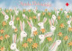 Postal Stationery - Hares - Bunnies On Flower Meadow - Happy Easter - Red Cross 2002 - Suomi Finland - Postage Paid - Enteros Postales