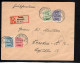 1920 , 5, 10 ,15, 30 Pfg. Aufdruck, Seltener Stp. " NEU-MORESNET -15.3.20 " Portogerecht, Reko !! #1714 - OC55/105 Eupen & Malmédy