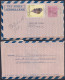 1957-EP-93 CUBA REPUBLICA 1957 ROCKET AEROGRAMME POSTAL STATIONERY TO FINLAND 1966.  - Posta Aerea