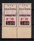 Algérie Colonies Françaises Colis Postaux Paire BDF N° 77a ** / MNH  Scan Recto / Verso - Colis Postaux