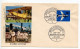 Germany, Berlin 1962 FDC Scott 9N208 German Airmail Service 50th Anniversary, Geiber Hund & Boeing 707 - 1948-1970