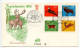 Germany, Berlin 1966 FDC Scott 9NB37-9NB40 Animals - Roe Deer, Chamois, Fallow Deer, Red Deer - 1948-1970