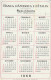 CALENDARIO 1968 Piccola Piega Centrale FORMATO PICCOLO (MH278 - Petit Format : 1961-70