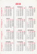 CALENDARIO 2010 FORMATO PICCOLO (MH264 - Tamaño Pequeño : 2001-...