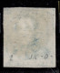 COB 2, 4 Marges,  Oblitération Leegere P 73, LIEGE - 1849 Schulterklappen