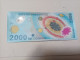 Billete Rumania, 2000 Lei, Nº Bajisismo, Letra A, Año 2000, UNC - Rumania