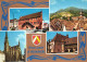 ALSACE, MULTIPLE VIEWS, ARCHITECTURE, CARS, EMBLEM, STATUE, CHURCH, FRANCE, POSTCARD - Alsace