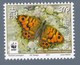 THEMATIC FAUNA:   2011 BUTTERFLIES WWF   8v     -    ISLE OF MAN - Vlinders