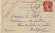 Semeuse 10c Rouge Carte Lettre De Boulogne Sur Mer 22 Février 1909 Pour Boulogne - Kaartbrieven