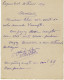 Semeuse 10c Rouge Carte Lettre De Boulogne Sur Mer 22 Février 1909 Pour Boulogne - Kartenbriefe