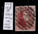 COB 12B, 4 Marges, 2 Voisins, Oblitération P 24, BRUXELLES - 1849 Schulterklappen
