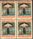 74183) ITALIA LOTTO QUARTINE ANNO 1963 MNH** VEDI FOTO - 1961-70: Ungebraucht