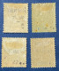 YT N° 21-22-23-25 Neuf* - Unused Stamps