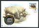Swasiland 1993 Numisbrief Medaille Nashörner 30 Jahre WWF, CuNi PP (MD817 - Unclassified