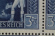 Deutsches Reich, MiNr. 820, 9er Block, PLF IV, Li. Rand, Postfrisch - Abarten & Kuriositäten