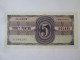 Romania 5 Dollars UNC Navrom,foreign Exchange Certificate From The 80's,see Pictures - Rumania