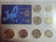 Belgique Série Euros Complète Vergoldet - Dorée 24 Carats - Belgium