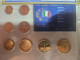 Italie Série Euros Complète Vergoldet - Dorée 24 Carats - Italie