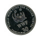 Malaysia 1995 Numisbrief Medaille Nebelparder 30 Jahre WWF, CuNi PP (MD844 - Ohne Zuordnung