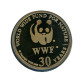 Belize 1992 Numisbrief Medaille Jaguar 30 Jahre WWF, CuNi PP (MD849 - Ohne Zuordnung