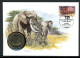 Uganda 1990 Numisbrief 50 Forint Elefant, WWF CuNi Unzirkuliert (MD855 - Non Classificati