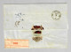 Paketbegleitbrief Goldberg/Schlesien Nach Aachen 1854 - Storia Postale