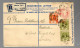 Registered Letter Colombo Courts To London 1922 - Sri Lanka (Ceylon) (1948-...)