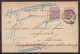 Postkarte 5pf + 5pf De HAAREN Càd AACHEN /15 6 1876 Pour VERVIERS - [HAAREN / REG. REZ. AACHEN / 15 6 1876] (au Dos: Càd - Other & Unclassified