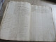 Delcampe - Manuscrit Original Bretagne Droit Avec Commentaires .Commentaires Sur L'Usement De Rohan XVIIIème Pièce Inédite  Unique - Manuscripts