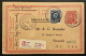 Carte Postal Recommandé 10c + Affr. OBP 187 Obl. + R-label BRUXELLES EXPOSITION PHILATELIQUE - 1915-1920 Alberto I