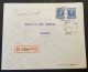 Sélection De 9 Lettres Recommandé Affr. Houyoux 256+257 Perfin BDC(Banque De Commerce) - PB (Banque De Paris) - 1922-1927 Houyoux