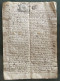 RARE - Document Notarié Avec Deux Cachets GBN De Montauban 1690 (sous Louis XIV) - ....-1700: Voorlopers