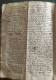 Delcampe - RARE - Document Notarié Avec Deux Cachets GBN De Montauban 1690 (sous Louis XIV) - ....-1700: Precursors