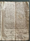 Delcampe - RARE - Document Notarié Avec Deux Cachets GBN De Montauban 1690 (sous Louis XIV) - ....-1700: Precursors