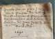 Delcampe - RARE - Document Notarié Avec Deux Cachets GBN De Montauban 1690 (sous Louis XIV) - ....-1700: Voorlopers