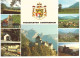 CARTOLINA PER ITALIA CON ANNULLO TARGHETTA LIECHTENSTEIN LOS ANGELES 1984 - Covers & Documents