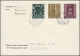 Liechtenstein 386-388 Weihnachen 1959 - Satz Auf FDC VADUZ 2.12.59 - Briefe U. Dokumente