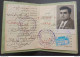 DOCUMENT IDENTITY CARD LEBANON 1961 CANCEL + FISCAL CONSULAR - Libano