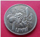 Lebanon--Liban-1968-Coin-1-Livre-Lira-Fruit-Good-Condition- - Lebanon