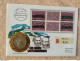 Numisbrief Coin Cover 100 Jahre Gotthard Bahn Eisenbahn  5 Franken. #numis93 - Gedenkmünzen