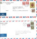 HONG KONG. 8 Enveloppes Ayant Circulé. Elizabeth II Selon Type De 1982. - Cartas & Documentos