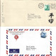 HONG KONG. 7 Enveloppes Ayant Circulé. Elizabeth II Selon Type De 1962-7. - Lettres & Documents