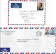 HONG KONG. 7 Enveloppes Ayant Circulé. Elizabeth II Selon Type De 1962-7. - Covers & Documents